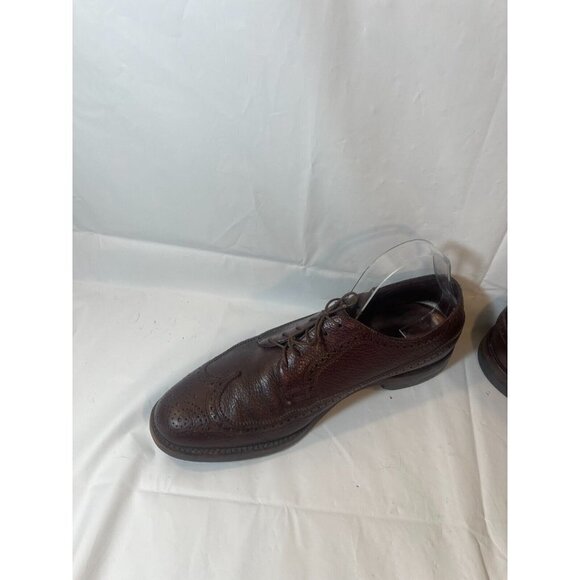Florsheim Montinaro Wingtip Oxford Mens size  9.5   Brown Leather Lace Up - Picture 11 of 15